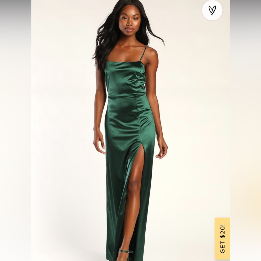 Lulus green formal dress